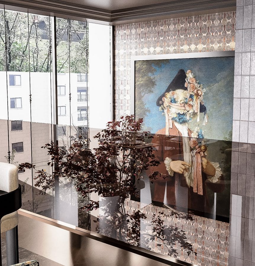 french restaurant interior design by interior designers ayman and ehab sobhy the founders of AES Art Directio studio an interior design company (7)