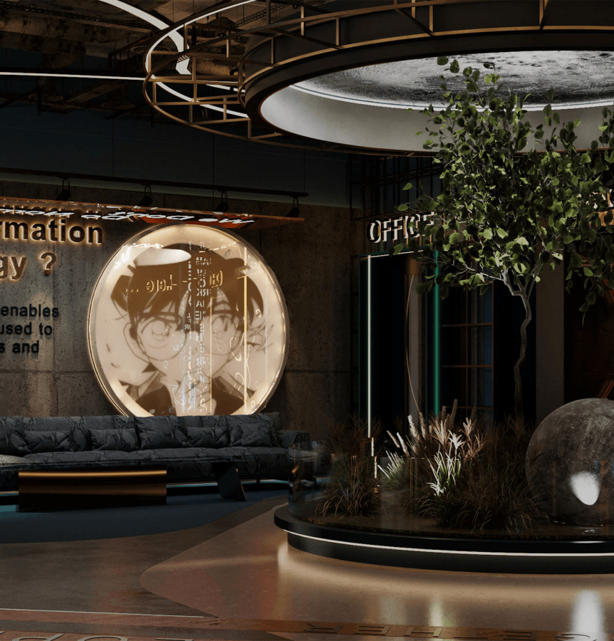 office interior design by interior designers ayman and ehab sobhy founders of AES Art Direction Studio for office 2