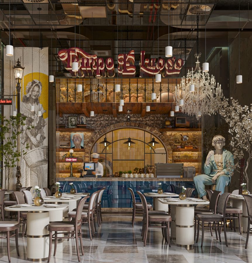 Tempo E Luogo modern interior design by the interior designers Ayman and Ehab Sobhy the founders of AES interior design company