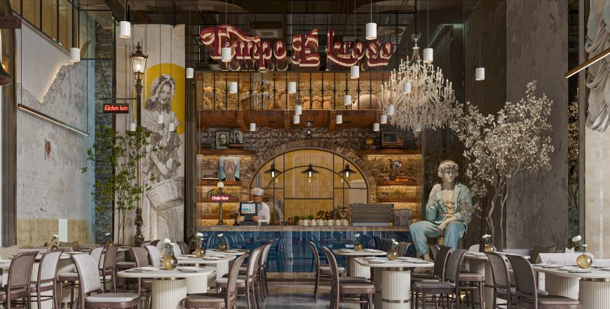 Tempo E Luogo modern interior design by the interior designers Ayman and Ehab Sobhy the founders of AES interior design company