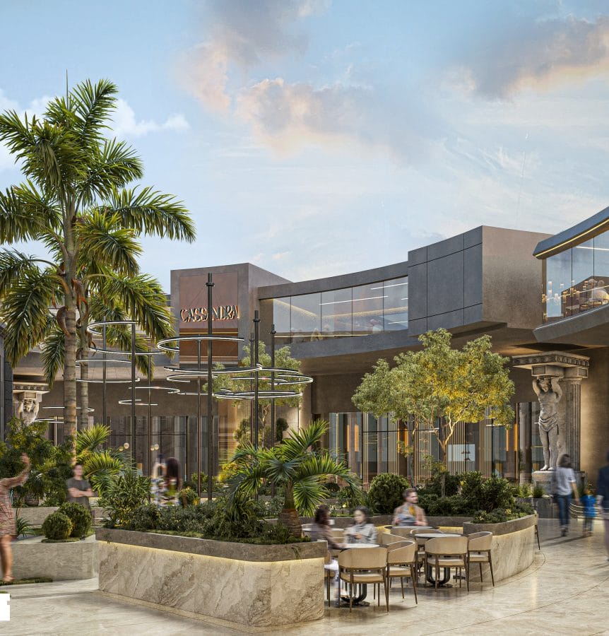 Cassandra Food Court interior design by AES interior designers