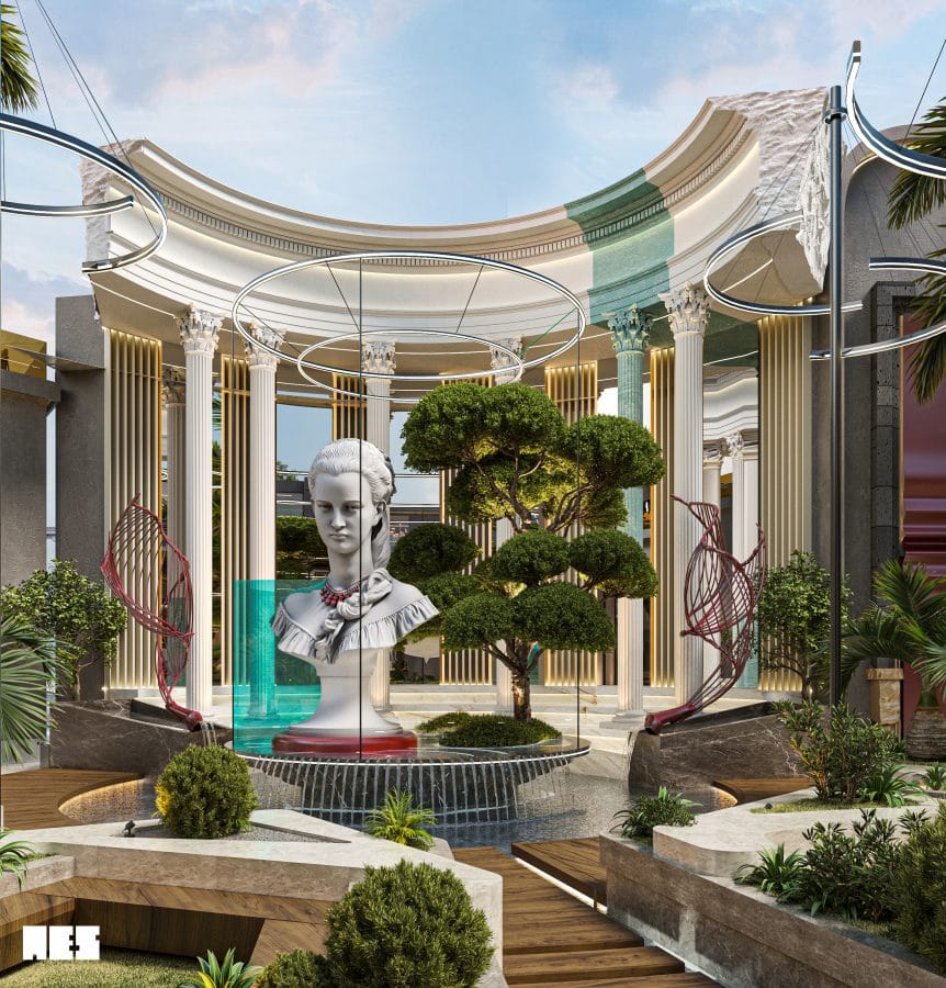 Cassandra Food Court interior design by AES interior designers