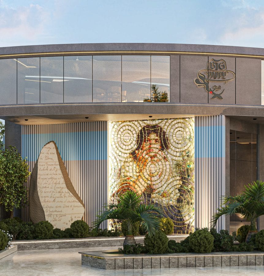 Cassandra Food Court interior design by AES interior designers