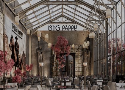 Big Pappy interior design by AES interior designers