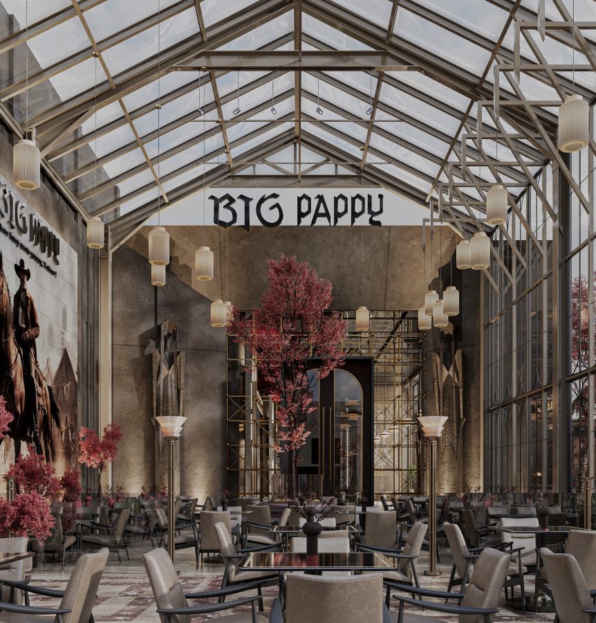 Big Pappy interior design by AES interior designers